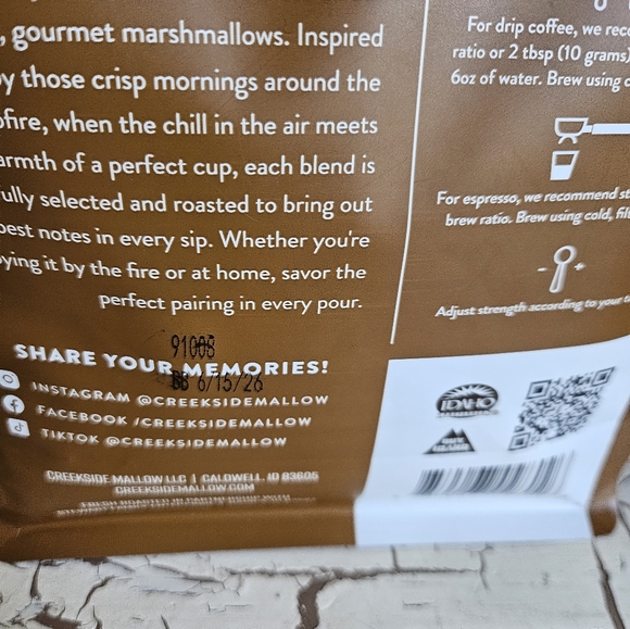 3/$15 NEW Creekside Mallow Co Huckleberry Flavored Ground Coffee Lot Of 2 - Picture 3 of 3